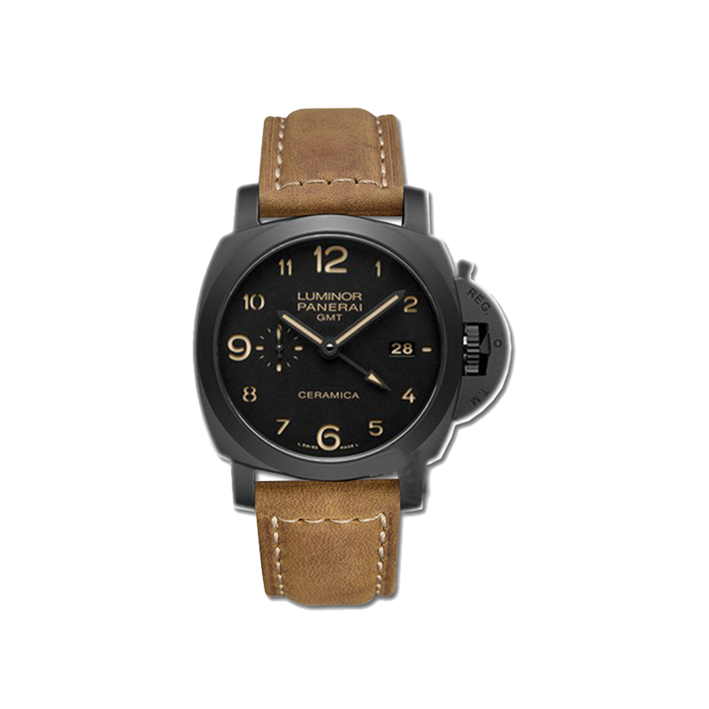 Pa*e*ai luminor 1950 3 days gmt automatic cheramica watch pam00441